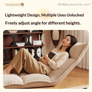 Foldable Lazy <b>Sofa</b> Tatami Seat Floor Backrest Leisure Recliner Chair For Balcony Bedroom Bay Window - Product Image 3