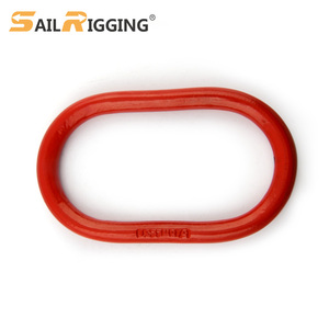 Lớp 80 thép hợp kim thả giả mạo liên kết chủ hình bầu dục vòng vòng gian lận phần cứng G80 kết nối liên kết - Product Image 4