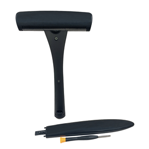 Système de rasoir à manche en caoutchouc rechargeable, rasoir à double tranchant à 5 lames <span class=keywords><strong>pas</strong></span> <span class=keywords><strong>cher</strong></span> pour hommes, <span class=keywords><strong>kit</strong></span> de <span class=keywords><strong>rasage</strong></span> corporel - Product Image 2
