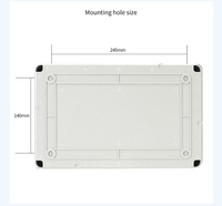 15 voies MCB boîte de distribution montée HT 2/5/8/12/15/18/24WAY extérieur étanche IP65 plastique 5 voies