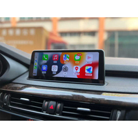 Écran autoradio 10,25 pouces avec système Linux pour BMW X5 X6, mise à niveau de l'écran de voiture, CarPlay sans fil, Wifi, Bluetooth, audio
