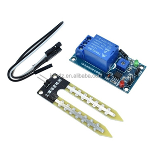 12V đất cảm biến độ ẩm mô-đun điều khiển Rơle tự động nước khi độ ẩm giảm xuống dưới công tắc khởi động - Product Image 2