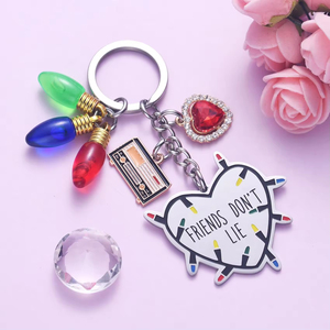 Llavero Promocional de Aleación de Zinc con Diseño de Animal de Dibujos Animados, Llavero de Esmalte Suave 2D 3D, Llavero de Metal Personalizado con Letra - Product Image 4