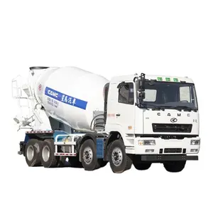 Truk CAMC 8X4 Pengaduk Beton Semen Murah Pengaduk Beton Volumetrik dengan Truk Pengaduk Beton Muat Sendiri