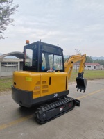 Excavator Mini Crawler Sunblaze 3T Bersertifikasi Euro 5, Sistem Hidrolik Penuh, Mesin Diesel, Cocok untuk Pekerjaan Kota, Pertanian, dan Lanskap