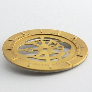 Usine En Gros Double couche Sable Soleil Doré Motif Creux Cadran <span class=keywords><strong>de</strong></span> la Montre pour Homme Femme Montre À Quartz Automatique Cadran - Product Image 3