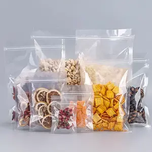 Factory Direct Sale Food Grade Self Sealing Bags Water Proof Plastic Container For Snacks Storage