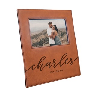 Cá nhân tốt nghiệp Quà Tặng da Wedding Chân Dung Album ảnh khung khắc laserable giả da Acrylic khung ảnh - Product Image 3