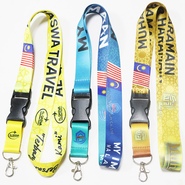 Kofei Personalized Polyester Neck Lanyards Sublimation Custom Logo Printed Lanyards No Minimum Order