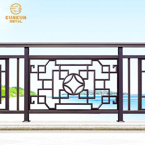 Pasamanos <span class=keywords><strong>de</strong></span> aleación <span class=keywords><strong>de</strong></span> aluminio para interiores y exteriores <span class=keywords><strong>de</strong></span> diseño moderno, balaustrada para Villa, escaleras exteriores, suelo, soporte elegante, piezas para <span class=keywords><strong>casa</strong></span> - Product Image 3