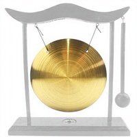 Wholesale 20CM Brass Gong Cymbals Desktop Instrument for Sound Meditation