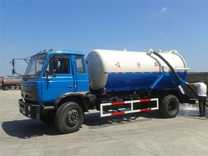 Low Cost Dongfeng 4X2 13CBM Vacuum Suction Truck for Wastewater Removal - Product Image 4