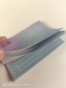 50 hojas de planificador diario de Color degradado, planificadores de presupuesto, Bloc de notas personalizado, Bloc de notas adhesivas, lista de horarios para hacer - Product Image 6