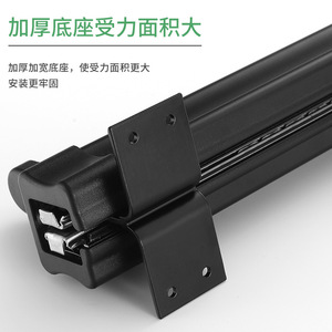 Clothing Organizer Top Mounted Rail Wall Mounted Removable <b>Hanging</b> Rod Rectangle Die Casting Hardware Accessory - Product Image 5