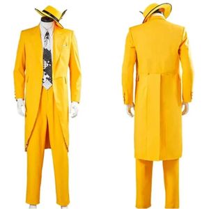 Костюм Jim <span class=keywords><strong>Mask</strong></span> для косплея желтый костюм Хэллоуин пилот Косплей костюмы из пластика - Product Image 3