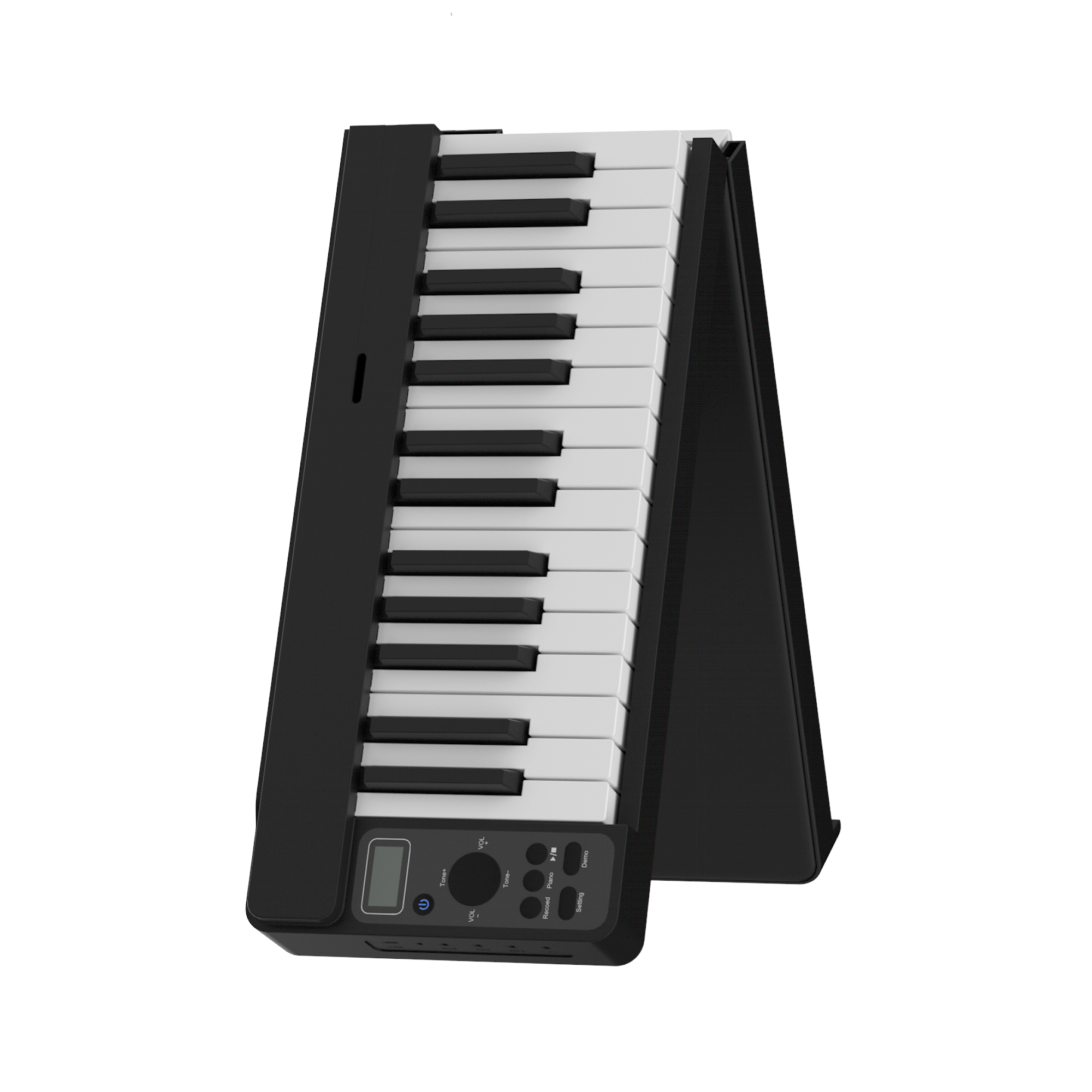 電子ピアノ 61鍵盤 折り畳み ポータブル 初心者向け キーボード ZB161折りたたみ式電子ピアノ61鍵ポータブル音楽キーボード