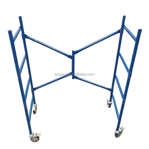 LINYI QUEEN Ponteggio Mobile Portatile in Acciaio da 4 Piedi, Pieghevole, ad Alta Resistenza, Anticorrosione, per Officine e Hotel - Product Image 2