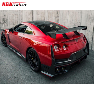 Para 2008-<span class=keywords><strong>2016</strong></span> <span class=keywords><strong>Nissan</strong></span> GTR35 Facelift 24 kit envolvente antiguo Facelift parachoques delantero y trasero faldones laterales paneles de hoja de ala trasera - Product Image 3