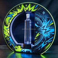 Présentoir Lumineux LED en Acrylique pour Bouteilles, Support Rechargeable pour Présentation de Champagne, Idéal pour Décoration VIP de Boîte de Nuit