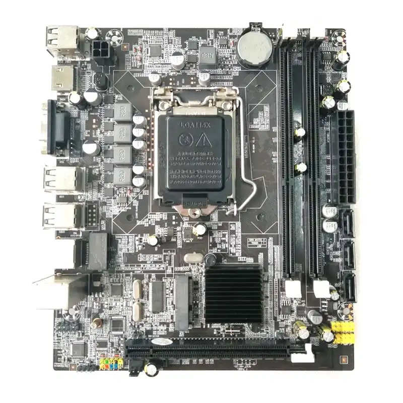 Carte mère DDR3 de haute qualité LGA1156, processeur Intel H55, 100% disponible