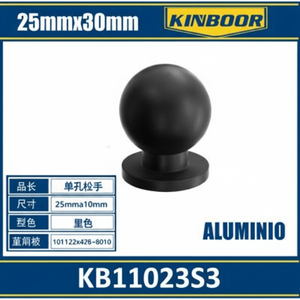 Fornitura all'ingrosso di 25mm X 30mm manopola in alluminio per armadi e cassetti organizzatori di armadi prodotto - Product Image 1