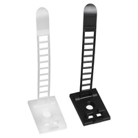 Support de câble en plastique résistant aux UV, auto-ajustable, sans perçage, installation rapide, organisateur de câbles pour la gestion des fils