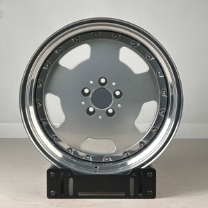 BK Roues forgées 3 pièces pour Mercedes R129 R107 W124 W126 W205 W204 W211 W212 W203 <span class=keywords><strong>17</strong></span> 18 19 pouces Jante en alliage poli 5x112 Roues - Product Image 2