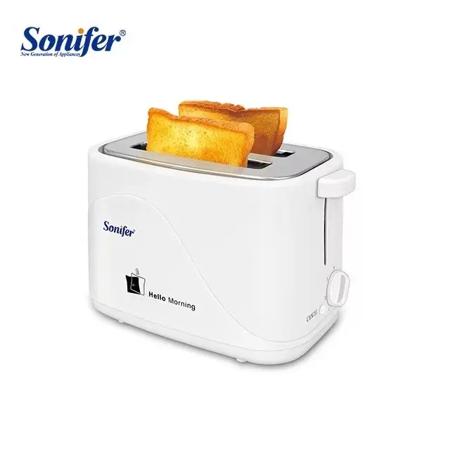 Sonifer SF-6005 Großhandel benutzer definierte Haushalt 220v Mini Kunststoff einstellbare automatische Pop-up elektrische 2 Scheiben Brot Toaster