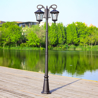 Nouveau design 2019, luminaire LED pour poteau, boîtier en aluminium moulé sous pression, stock US CA EU, ETL, IP65, étanche, pour éclairage de jardin, 50W