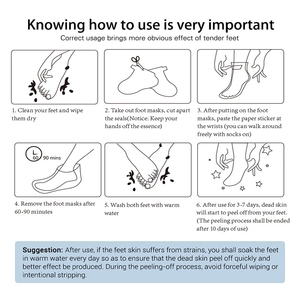 Chăm Sóc Chân Olive Tẩy Tế Bào Chết Foot Peel Mask Để Làm Cho Bàn Chân Của Bạn Làm Trắng - Product Image 4