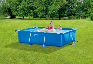 Piscine rectangulaire familiale durable à cadre métallique <span class=keywords><strong>Intex</strong></span> 28270 - Product Image 2
