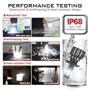 Novsight F03 Led ไฟหน้าหลอดไฟ H4 H7 H11 9005 9006 15000lm 70W 6000K รถอัตโนมัติหลอดไฟ Led <span class=keywords><strong>Nighteye</strong></span> Plus ระบบแสงอัตโนมัติ - Product Image 4