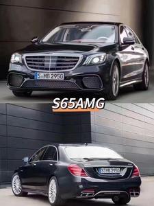 W221 fino a W222 kit Widebody per Mercedes <span class=keywords><strong>benz</strong></span> W221 <span class=keywords><strong>S</strong></span> <span class=keywords><strong>classe</strong></span> S63 S65 S450 S680 2008-2013 anno aggiornamento nuovo per Maybach bodykit