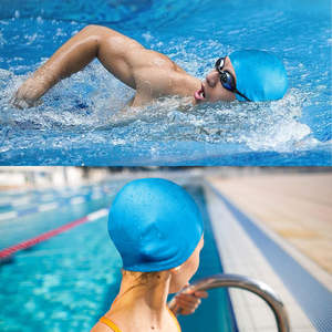 <span class=keywords><strong>Gorro</strong></span> <span class=keywords><strong>de</strong></span> silicona <span class=keywords><strong>para</strong></span> hombres y mujeres <span class=keywords><strong>para</strong></span> playa y <span class=keywords><strong>piscina</strong></span>, deportes, esnórquel transfronterizo, 80g <span class=keywords><strong>para</strong></span> playa y natación - Product Image 5