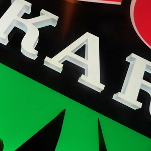 Dẫn ánh sáng lên chết cắt Logo dẫn dấu hiệu shamrock Backlit - Product Image 3