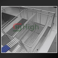 Friteuse électrique commerciale 220/380V poêle à frire profonde triphasée équipement alimentaire restauration cantine collations température constante