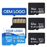 Tarjeta SD TF Clase 10 A1 Original de 1GB/2GB/4GB/8GB/256GB/16GB/32GB, Tarjeta de Memoria para Teléfono, GPS, MP3, DVR, Blackmagic U3, Plástico