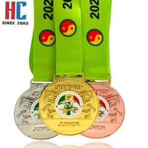 Medaglia Personalizzata in Metallo Smaltato per Wushu, Campionato del Senegal 2026, Medaglia Sportiva Kung <span class=keywords><strong>Fu</strong></span> Drago - Product Image 2