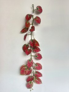 พวงใบไม้เขตร้อนสัมผัสเหมือนจริง สีเขียว 24 ใบ ใบไม้ประดับหลากสีสัน สำหรับตกแต่งงานแต่งงาน ประตู และสวน - Product Image 5