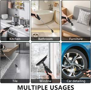 <span class=keywords><strong>Nettoyeur</strong></span> <span class=keywords><strong>vapeur</strong></span> électrique portatif 2500W sous pression avec 3 têtes de brosse en acier inoxydable pour le nettoyage de la maison, de la voiture, des meubles, de la salle de bain et des murs - Product Image 6