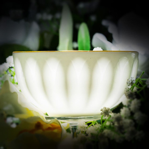 中国サプライヤーカスタマイズデザイン食器セットファインボーン中国ディナーセットエンボス加工高級モダンホワイトゴールドディナーセット - Product Image 5