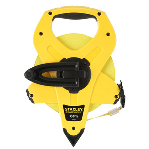 Ruban à mesurer Stanley Powerwinder 60m en fibre de verre, retour automatique, métrique, auto-enroulant - Product Image 1