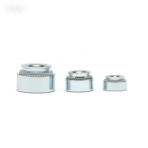 Tuercas de Presión Métricas M2 M2.5 M3 M4 M5 M6 M8 M10, Roscado Derecho, Grado B, Nivel 8.8, Acero al Carbono, Recubrimiento de Zinc Azul/Blanco - Product Image 2