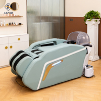 Fauteuil de lavage de cheveux électrique pour salon, avec dossier relevable, pour soins du visage et spa japonais