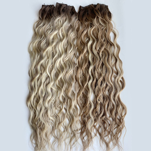 High Quality Steam-injected Shape Wave <strong>Pattern</strong> Naturally <strong>Wavy</strong> Less Frizzy Virgin Chinese Hair Extension for Genius Weft Smooth - Product Image 6