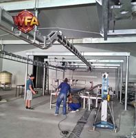 Équipement industriel d'abattage de chèvres, machines d'abattoir d'agneaux, ligne de désossage de carcasses, outils et système de boucherie de mouton