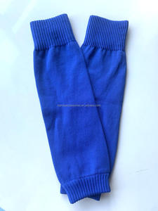 Manches de jambe de football à équipage élevé pour hommes protège-jambes de sport pour jeunes manches de <span class=keywords><strong>compression</strong></span> de <span class=keywords><strong>mollet</strong></span> chaussettes de football d'hiver sans pied tricotées - Product Image 2