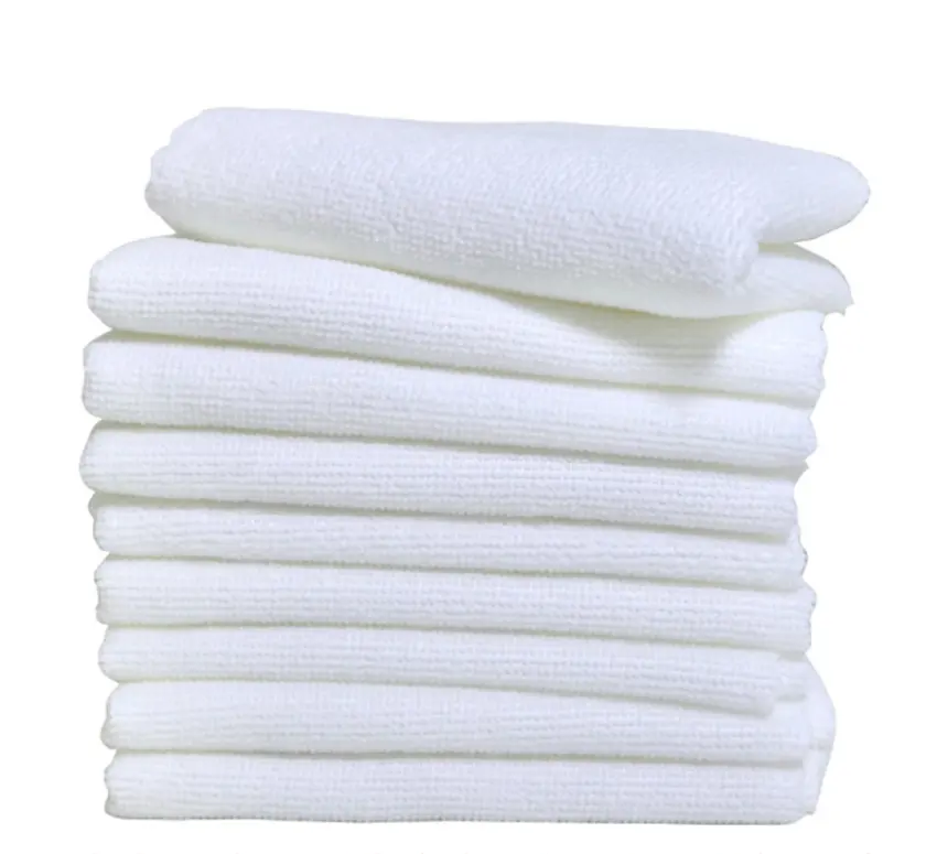 Di alta qualità tela toallas tessuto in microfibra telo da bagno di corallo del panno morbido in microfibra asciugamani per il viso all'ingrosso bianco a mano asciugamani