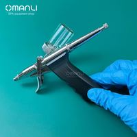 Dispositivo de Belleza Facial Portátil, Nano Spray, Aerógrafo para Diseño de Uñas, Pistola de Pintura en Aerosol, Mini Pistola de Inyección de Oxígeno
