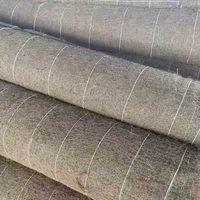 Tapis industriel en fibre de coco biodégradable naturel pour la protection des pentes de routes, des jardins et la lutte contre l'érosion des sols